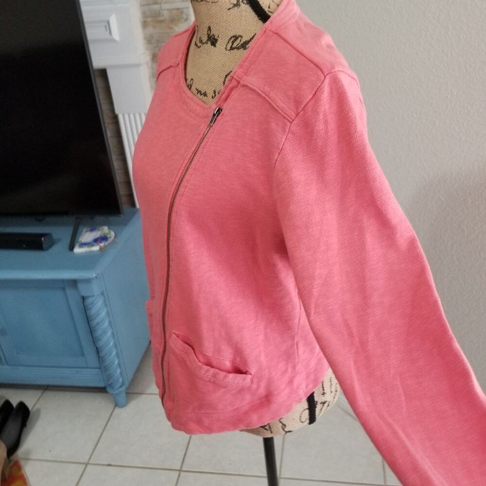 TORRID red zippered sweat shirt long sleeve front pockets warm and‎ cozy - Picture 3 of 6